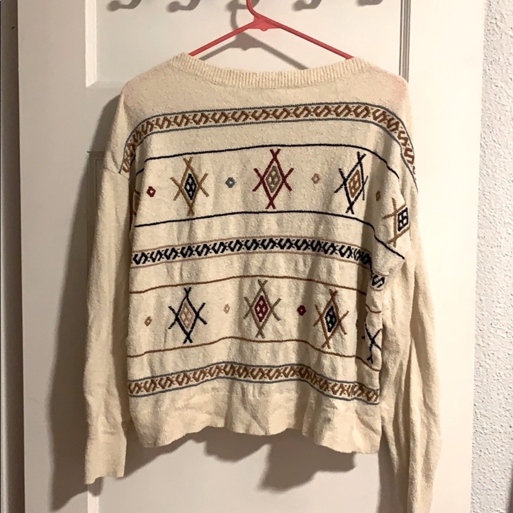 Tribal print sweater
